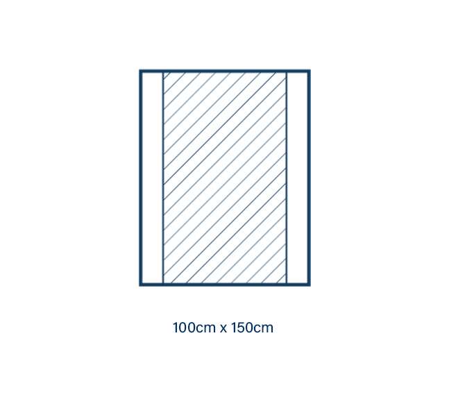 ALPHAtex Чохол для інструментального столу 150х100 см, стерильний, ZARYS